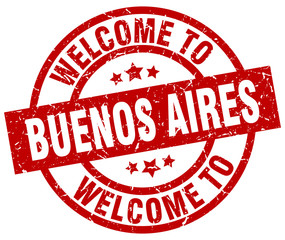 welcome to Buenos Aires red stamp