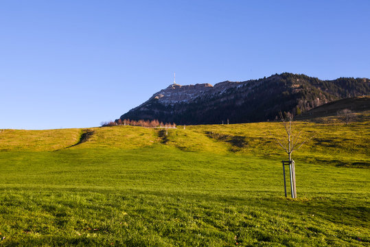 Rigi mountain in central Switzerland