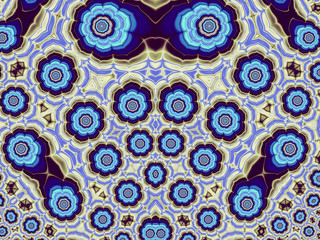 Beautiful abstract background for art projects, cards, business, posters. 3D illustration, computer-generated fractal