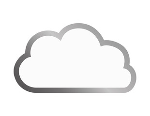 ecology cloud green icon
