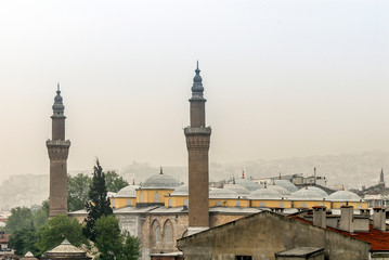 Obraz premium Bursa, Turkey, 29 April 2012: Ulu Mosque
