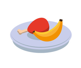 delicious chicken thigh icon