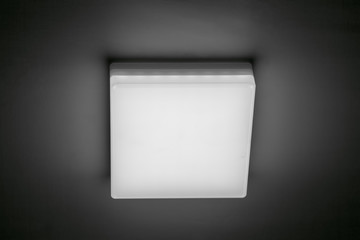 Led lamp on the ceiling