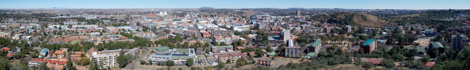 Fototapeta na wymiar Bloemfontein, Free State, South Africa, panorama.