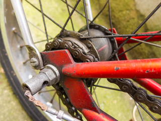 Vintage bicycle hub gear mechanism