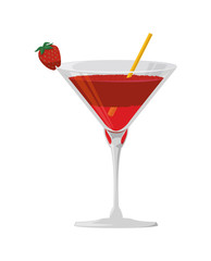 delicious cocktail drink icon