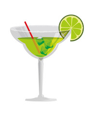 delicious cocktail drink icon