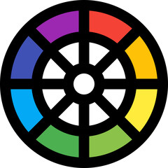 Obraz premium Color combination chart