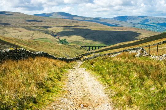 Bridle way leading to Arten Gill Viaduct