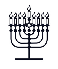 old candlestick with candles
