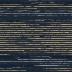 Dark seamless pattern. Hand drawn light grey lines. Abstract striped background
