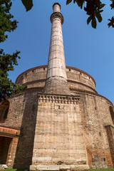 Exterior view of the Rotunda in Thessaloniki, Greece.