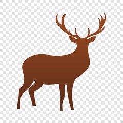 Deer icon. Simple illustration of deer vector icon for web design  