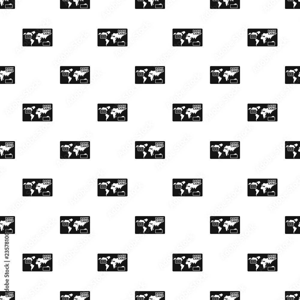 Poster credit bank pattern seamless vector repeat geometric for any web design