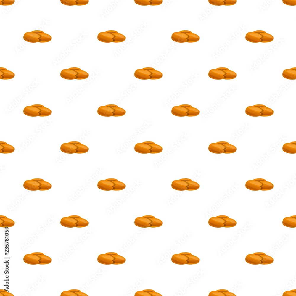 Poster corn nuts pattern seamless vector repeat for any web design