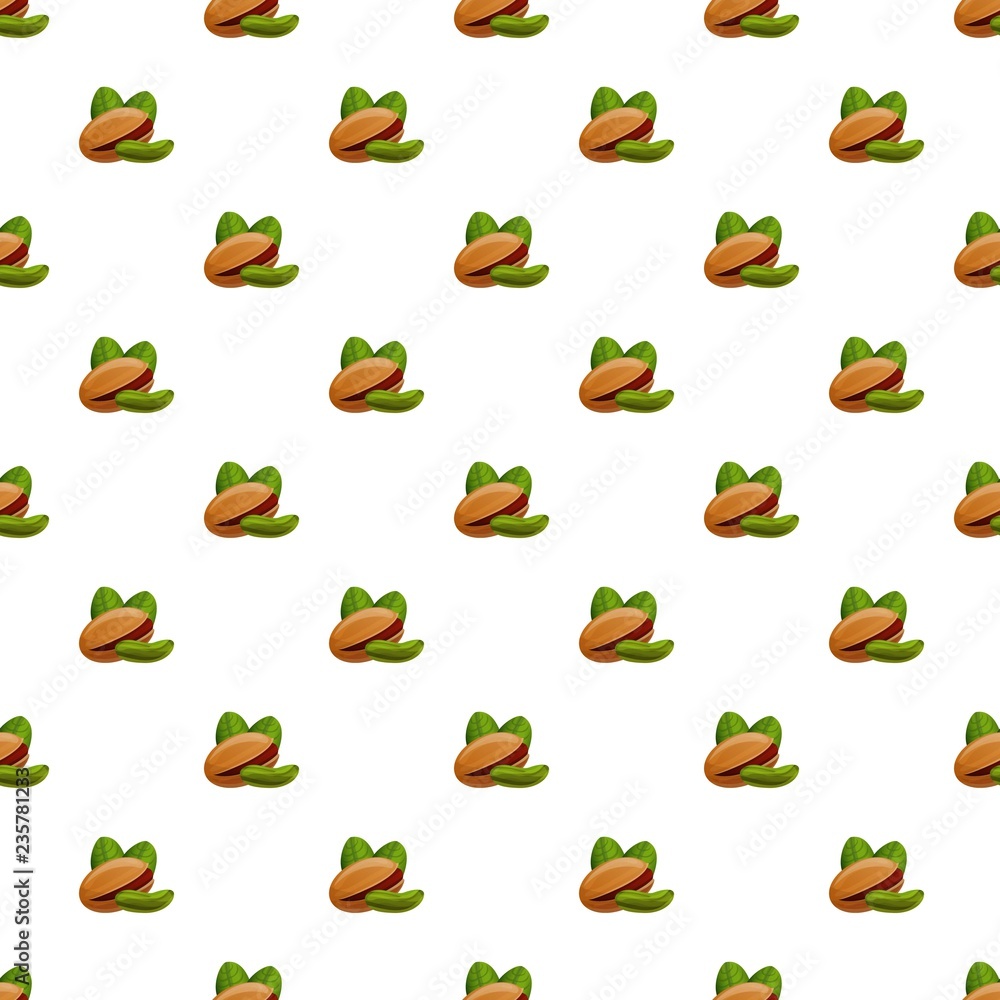 Poster pistachio pattern seamless vector repeat for any web design