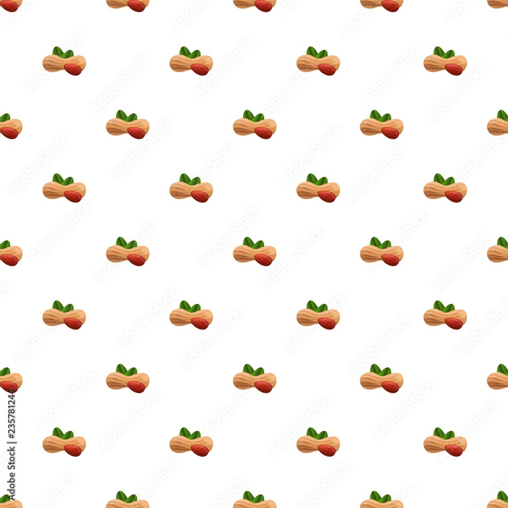 Poster peanut pattern seamless vector repeat for any web design