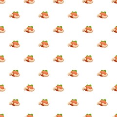 Cashew nut pattern seamless vector repeat for any web design