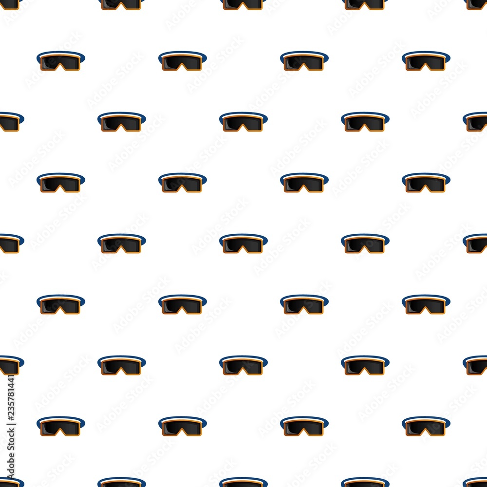 Poster hiking glasses pattern seamless vector repeat for any web design