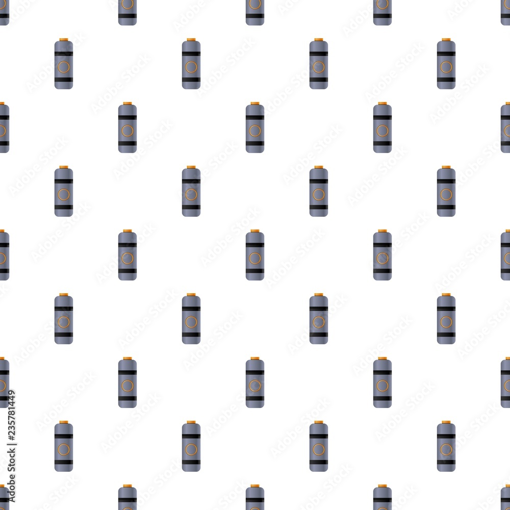 Poster water thermos bottle pattern seamless vector repeat for any web design