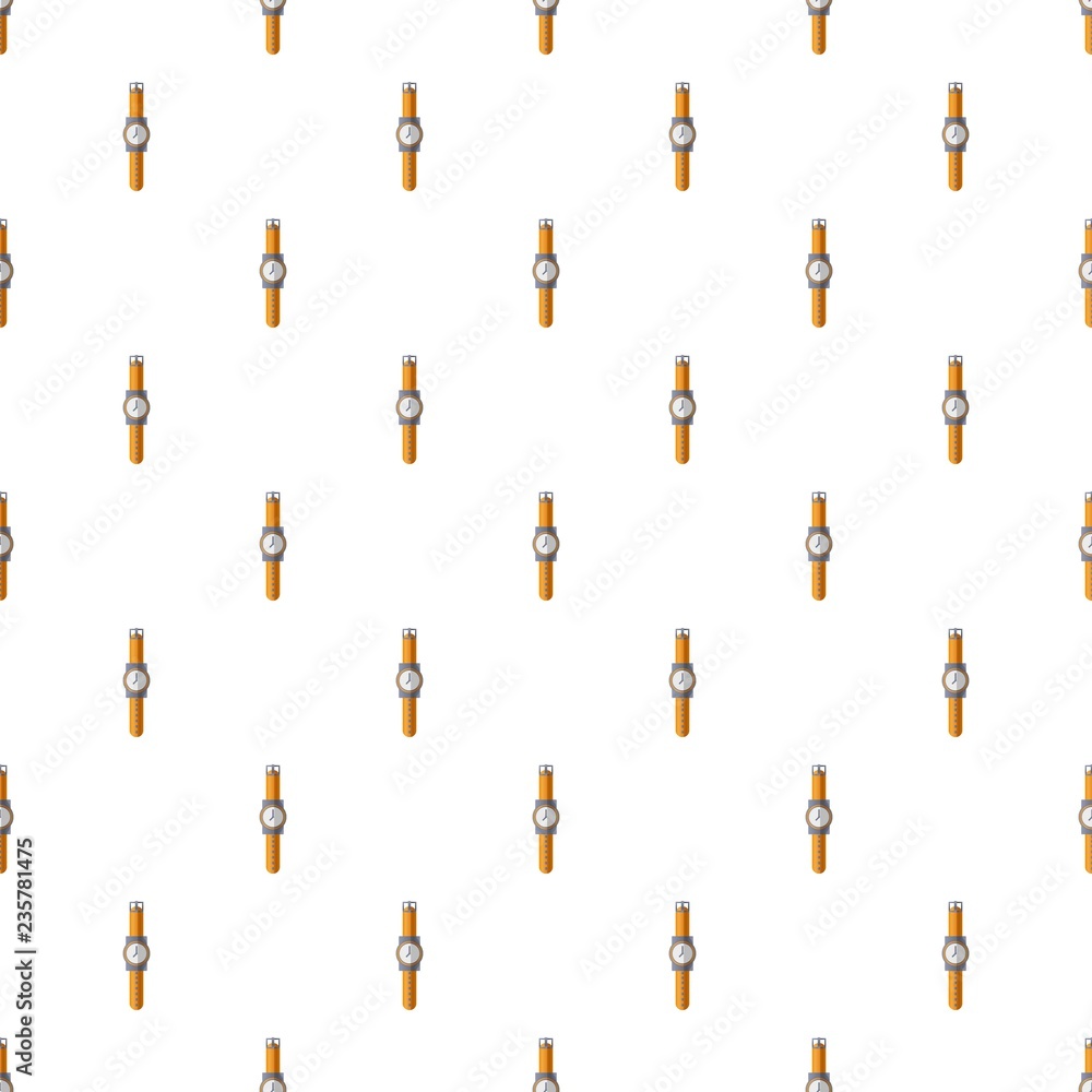 Poster camp watch pattern seamless vector repeat for any web design
