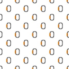 Metal carabine pattern seamless vector repeat for any web design