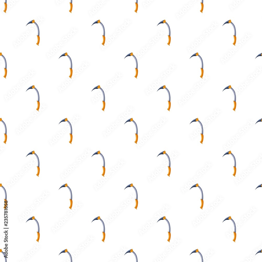 Poster ice hiking axe pattern seamless vector repeat for any web design