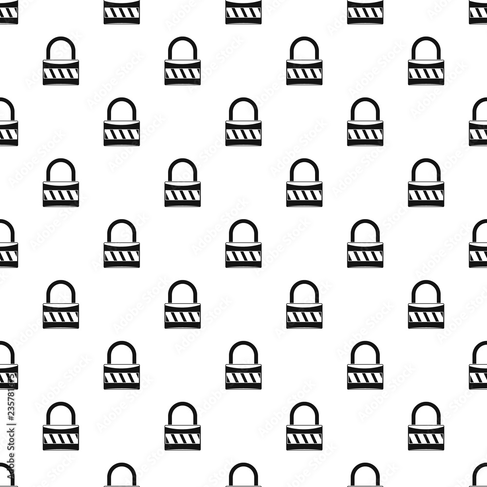 Poster lock pattern seamless vector repeat geometric for any web design