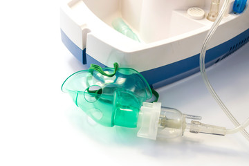 Inhaler on a white background.