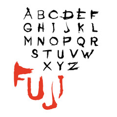 Decorative font "Fuji"