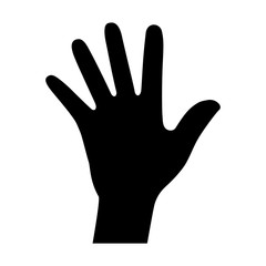 hand human stop icon