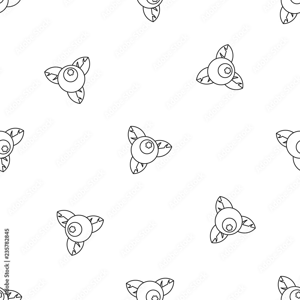 Poster berry pattern seamless vector repeat geometric for any web design