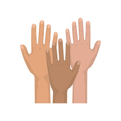 hands human up fighting