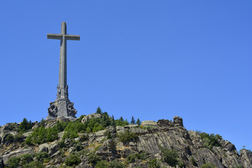 Madrid, Spain - July 27, 2018:Valley of the Fallen (Valle de los Caidos)