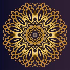 Modern Decorative floral color mandala. Modern Decorative floral color mandala. Vector illustration.