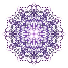 Modern Decorative floral color mandala. round Shapes. illustration.