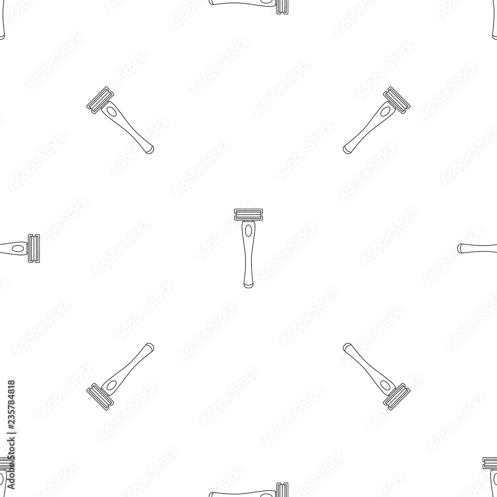 Poster woman razor pattern seamless vector repeat geometric for any web design
