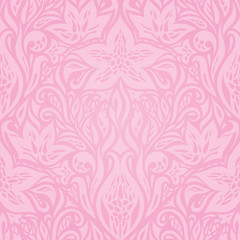 Floral Pink vector wallpaper design background