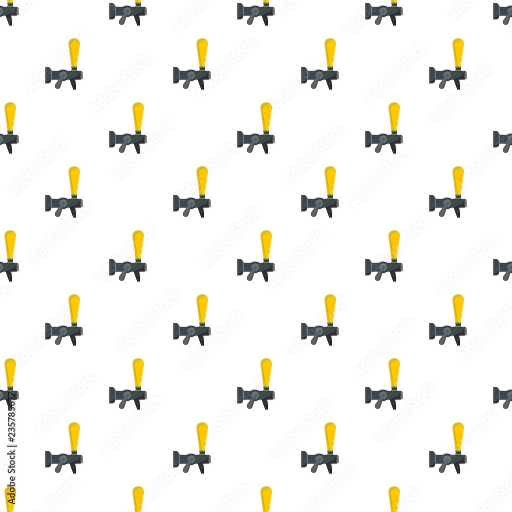 Poster steel faucet pattern seamless vector repeat for any web design