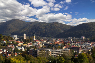 Fototapeta na wymiar Panorama of city Banska Bystrica