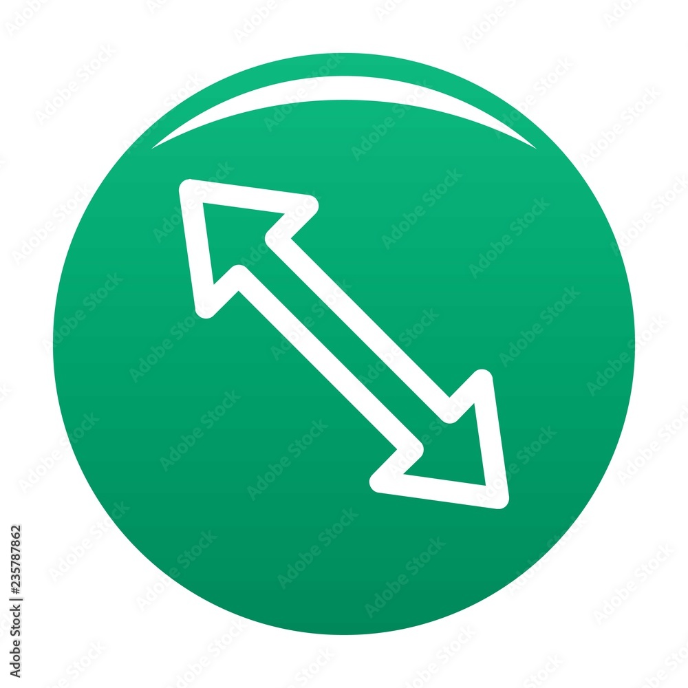 Poster cursor increase element icon. simple illustration of cursor increase element vector icon for any des