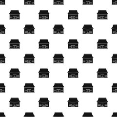 Fototapeta premium Vietnam house pattern seamless vector repeat geometric for any web design