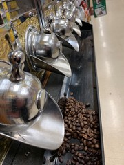 Obraz na płótnie Canvas Coffe beans tasting