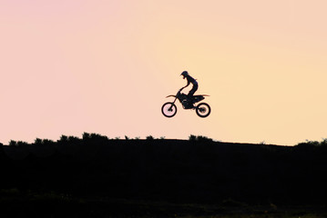 Obraz premium Motocross Sunrise