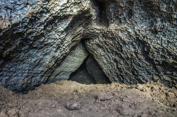 Fototapeta premium Horizontal karst cave