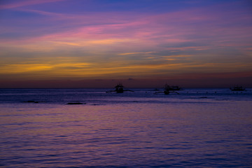 SUNSET  IN BORACAY