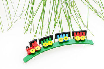 Toy Train Christmas Ornament