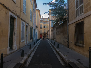 Fototapeta na wymiar Rues d'Aix en Provence