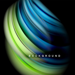 Background abstract - liquid color wave