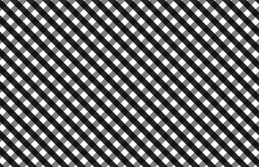 Black gingham pattern for plaid,background,tablecloths and textile articles,vector illustration